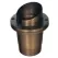 7 W Bi-Pin Ceramic MR-16 2700K/3000K LED 3.8" x 5" Weathered Brass Well Light | DAU490065