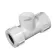 PVC Tee 6.06" L 1-1/4" IPS Compression x FPT CPT Series | CPT-1250-T