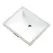 20-1/2" x 17-3/16" x 7-7/16" Vitreous China White Standard Undercounter Bathroom Sink | GBRG0012760