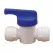 1/4" CTS Push-On White Plastic Straight Valve | JSCC76848