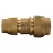 1" CTS Compression x PEP Compression Lead-Free Brass Straight Coupling | MCD74758G3G010