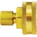 1/4" x 3/4" Compression x FGH Brass Straight Swivel Adapter | MIM30050