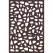 48" x 70" x 5/16" Hardwood Natural Brown 80% Blockout STONEFIELD Decorative Fence Panel | OUTUSADSST01