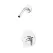 6-3/4" Metal Polished Chrome 1-Handle Shower Trim | PPFR890600