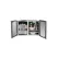 36" 304 Stainless Steel 2-Drawer Dry Storage Pantry and Enclosed Cabinet Combo | SUMSSDP36DC
