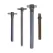5/8" Plated Steel Universal For Travis 5 or 6" Valves Valve Stub Stem | TRVTRSTEM9