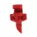 Antelco Half Circle Red Acetal 1-Piece Spray Jet | 15725