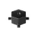 4.19" x 3.88" x 1.81" Black on Aluminum For Landscape Lighting Large Tree-Mount Junction Box | WAC5000TCLBK