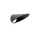 5" Black on Aluminum For 5211 Grand Accent Light Long Shroud | WAC5211LSHRBK