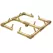 13" x 13" x 3" 120000 Btu Brass Original Natural Gas Burner System | WARCFB120NGFK1