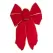 18" x 12" Red Velvet Medium Wired Deluxe Bow | HOLBOWMEDDELUXE