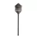 2.3 W Wedge S8 Krypton Textured Architectural Bronze Aluminum 3-Tier Conical 15005 Series Path Light | KIC15005AZT