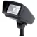 12 W 3000K Integrated LED Textured Black Cast Aluminum 126" x 88 Degrees Large 16022 Series Flood Light | KIC16022BKT30