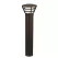 3.57 W Integrated LED 2800K Textured Architectural Bronze Aluminum UFO 16133 Series Bollard Light | KIC16133AZT28