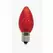 0.58 W SMD C7 E12 Candelabra LED Red Premium Professional-Grade Retrofit Bulb | HOLLEDC7REDSMD