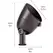 7.5 W 2700K Integrated LED Textured Black A380 Aluminum 10 Degrees Spot 16150 Series Accent Light | KIC16150BKT27