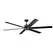 35 to 4 W LED Satin Black Steel Transitional with Down Light Ceiling Fan | KIC300301SBK