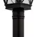 150 W E26 Medium A21 Incandescent Olde Bronze Aluminum 49843 Series Post Light | KIC49843OZ