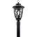 150 W E26 Medium A21 Incandescent Textured Black EPMM 49849 Series Post Light | KIC49849BKT
