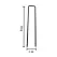 FABRIC/SOD PIN 6" 11GA | PINLANEA