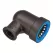 Reducing Elbow, 1" x 1/2"Spigot x FPT Black/Blue