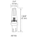 Lamp, 2 W Wedge T5 80+ 210 Lumens LED Low Voltage
