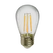 Filament Bulb, 1 W E26 Medium 100 Lumens 2700K LED Low Voltage