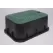 DURA RECT VALVE BOX GREEN W/GREEN LID | DUB1216