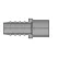 Sch 40 PVC Insert Adapter 1" Insert x Spigot Spgxins | 460-010G