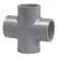 2" Cross PVC Sch. 80 Slip | 820-020