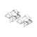 VF Black Standard Duty Gate Hinge | VLA73014252