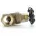 Aqualine BGV Gate Valve Brass 1" FPT | BGV-100