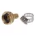 Aqualine Hose Repair Fitting Male Brass 1/2" | AQLBHR12M