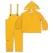 Rain Suit, Large Yellow Pvc With Polyester Backing | R101L