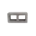 Shot Blast Stone Standard Gray, 8 x 8 x 16" | CONC-NW-STD-GRY-8816