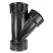 Wye, 4" Bell x Bell HDPE Poly Water Tight, 45 Degrees | 0480WT