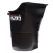 Trash Can, 20 gal w/Flat Side | CATCHYCAN-20GAL