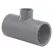 Sch 80 PVC Reducing Tee 2-1/2" x 2-1/2" x 1-1/2" Slip x Slip x Slip | 801-291