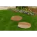 Chiseled Edge Stepping Stone, Buff, 18 x 18 x 1" | BUFFSTPSTN1818