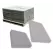 Buildmat Stepping Stone Concrete, Gray, 18 x 18" | 40869