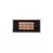 Alliance 6" Integrated LED Panel Louvered CAST Brass Faceplate, 25" Lead, Black | SL25-LED-BLK