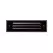 Alliance 9.5" Integrated LED Panel Louvered CAST Brass Faceplate, 25" Lead, Black | SL35-LED-BLK