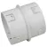 Corrugated Pipe Coupler, 4" HDPE PVC to Connector | 9830