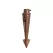 Alliance Uplight No Lamp Adjustable Mr16 Wire Lead 25' 8.5" Ground Stake Sand CAST Bronze 8-1/2” | HSC-BL1