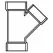 PVC DWV Wye 2" Hub Slip | D600020