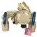 Febco LF825YA-QT-FS Reduced Pressure Zone Assembly Backflow Preventer N-Pattern Angle Union Connections Quarter Turn Shutoff w/ Flood Sensor Lead Free Bronze 1" | F683012
