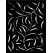 SCREEN DECO LEAFSPRAY Black 90% Block Out 36" X 48" X 5/16"