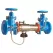 Watts 957-NRS-FS Reduced Pressure Zone Assembly Backflow Preventer NRS Shutoff w/ Flood Sensor Lead Free Stainless Steel 2-1/2" | F111602