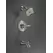 Woodhurst Tub/Shower Trim, Stainless Steel | T14432-SS