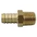 Sioux Adapter 3/8" Barb X 1/4" MIP Brass | 903-41161001